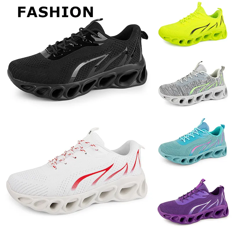 Männer Frauen Laufschuhe Schwarz Weiß Rot Blau Gelb Neon Grün Grau Herren Trainer Sport Mode Outdoor Athletische Turnschuhe 38-45 GAI Farbe3