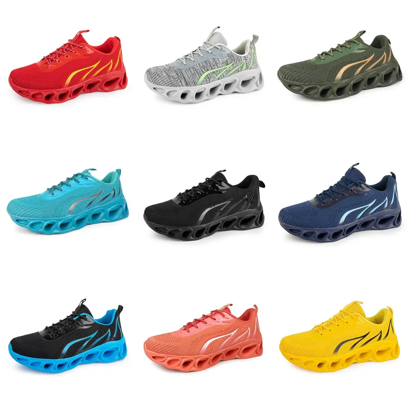 hommes femmes chaussures de course plate-forme chaussures GAI noir marine neuf bleu clair jaune hommes baskets sport chaussures de marche dreamitpossible_12