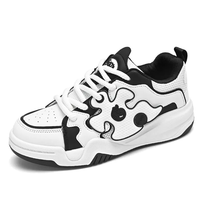 Chaussures de course hommes confort plat respirant blanc noir vert chaussures hommes formateurs sport baskets taille 38-44 GAI Color2