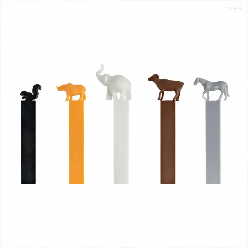 3D-закладки с изображением животных, слон, лошадь, собака, угловой маркер для страниц, книжный пагинатор, школьные канцелярские товары