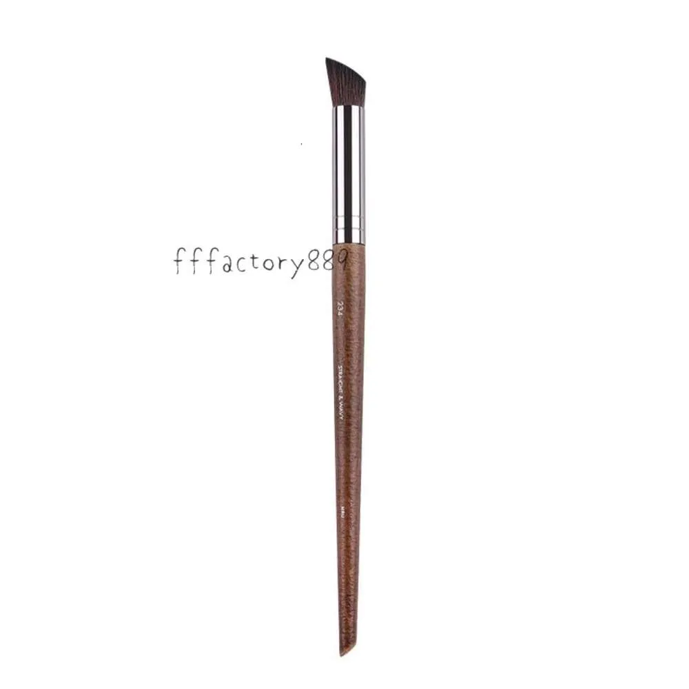 Professional Wood Angled Eye Shader Brush #234 Nose Shadow Brush Contour Makeup Br