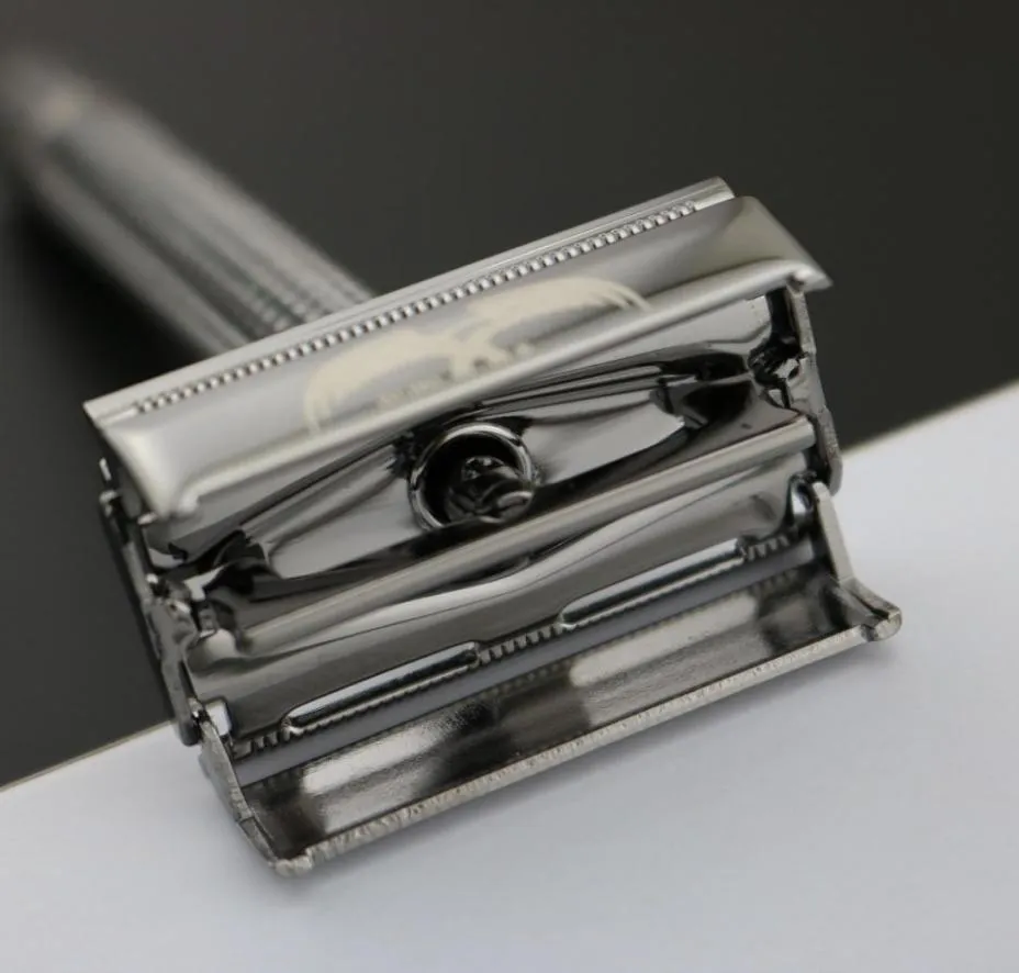 WEISHI Double Edge Classic Safety Razor koperlegering Parel zwart 9306C Topkwaliteit Eenvoudige verpakking 1 STUKSLOT NEW3132846