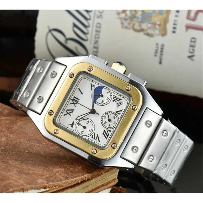 42% de réduction montre montre de luxe hommes femmes série réservoir machines automatiques en cuir montres à quartz dame résistant à l'eau