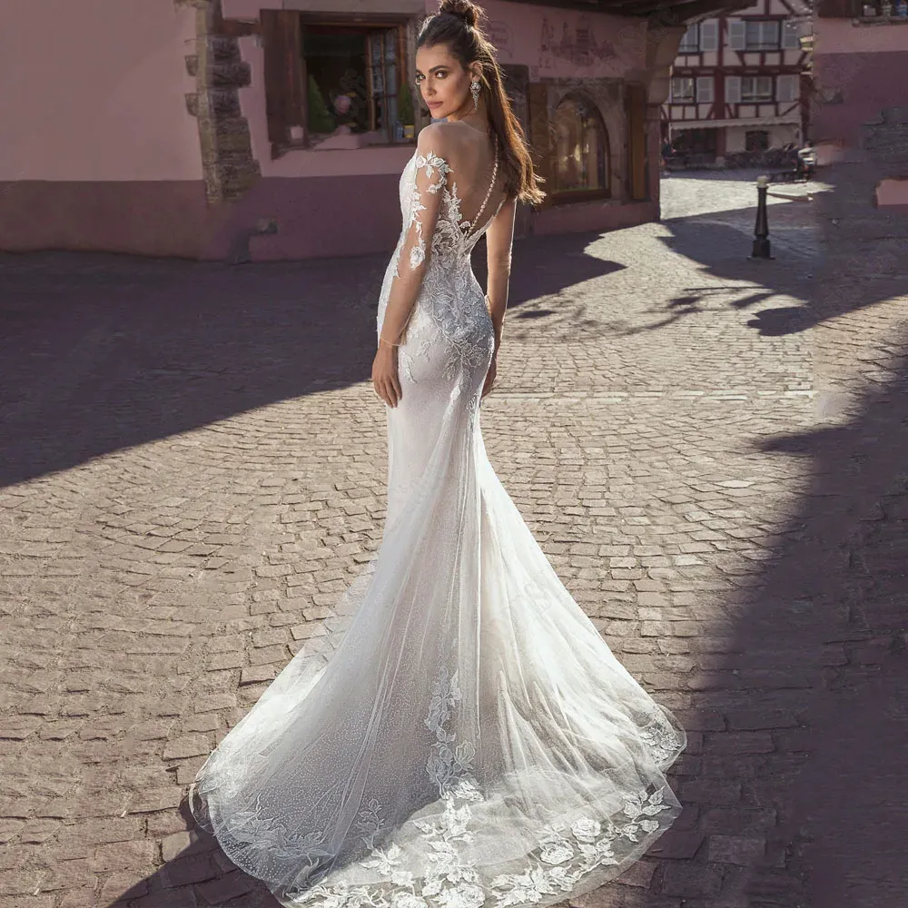 blush wedding dress mermaid Kal Trumpet/Mermaid Sweetheart Milk Blush Wedding dress