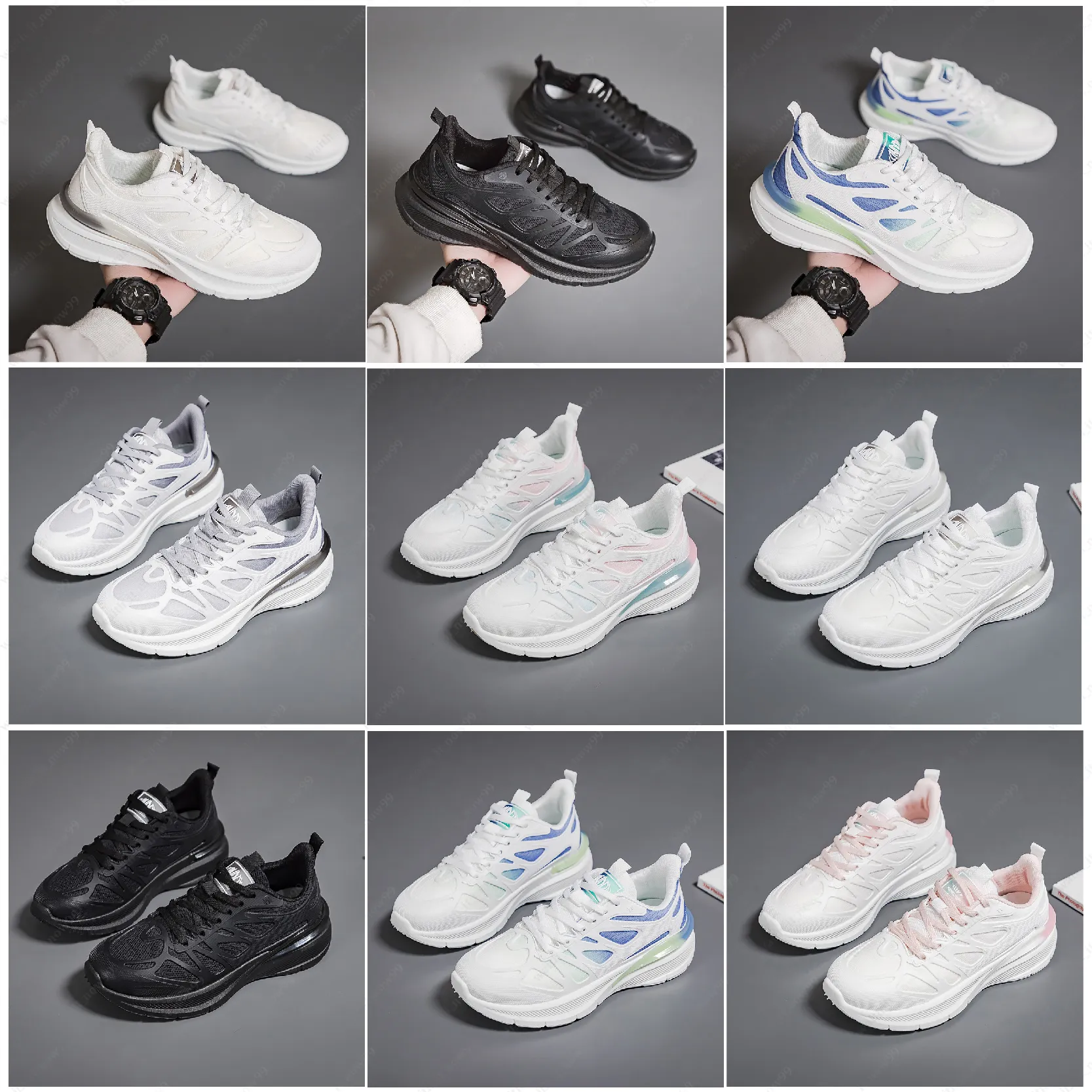 Scarpe per la primavera nuove scarpe singole traspiranti per la distribuzione transfrontaliera casual e pigre scarpe sportive con un piede GAI 066