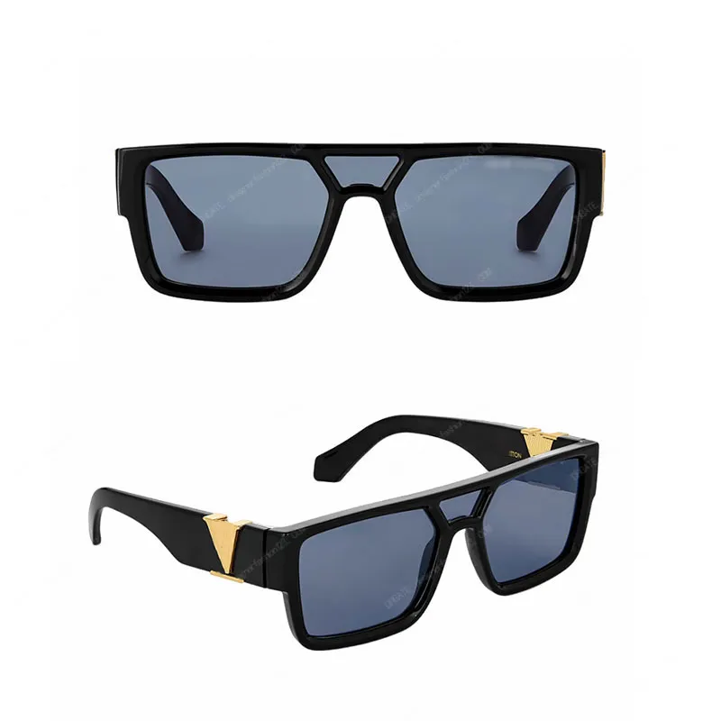 Lunettes de soleil de luxe Cadre de plaque épaisse de luxe 2086 Marque classique hommes lunettes de cadre carré mode lunettes de soleil de sport noir en plein air pour femmes style boîte originale