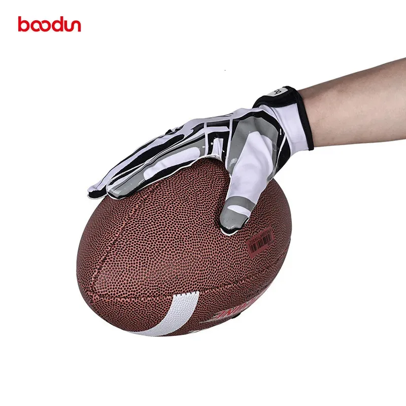 Professional American Goolkeeper Football Gloves for Men Women Non-slip Breathable Adjustable Rugby Gloves Player Glove 240222