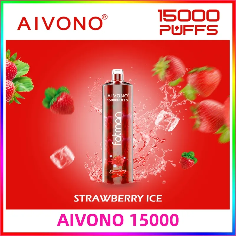 AIVONO 15000 Mesh coil 0,6ohm E-liquid 24ml Nicotina 0%/2%/3%/5% Batteria 18250 Ricaricabile Type-C Capacità della batteria 600mAh AIVONO FATMAN BANG BOX BANG crazvapes