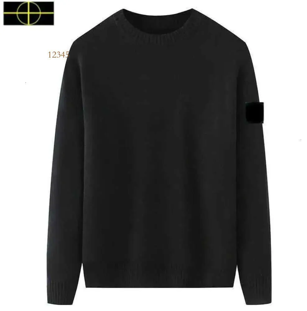 Sweaters Mens Designer Hoodies Knit Sweatshirt Crew Neck Long Slevee Pullover Hoodie Couple Clothing Autumn and Spring Warm Stones Island Tech Fleece Tops345667 26