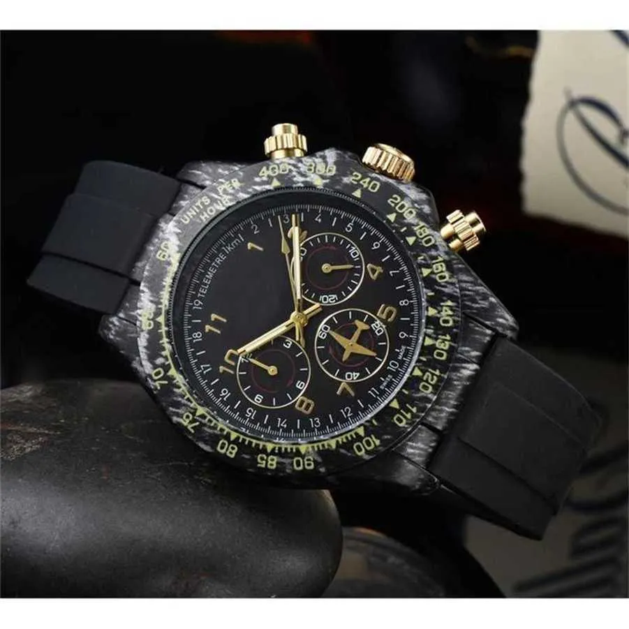 10% OFF watch Watch for Men Mens All dials work Quartz Top Luxury Chronograph Clock Rol Rubber Strap montre de DAYT Type