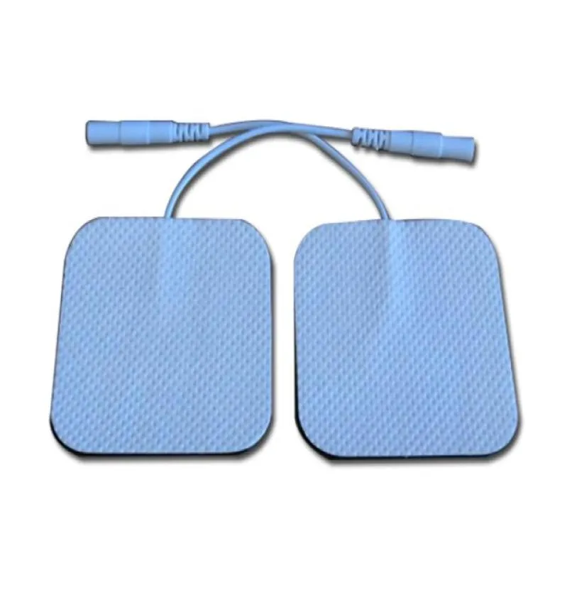 30 pcs non woven cloth backing support mini tens ems body massager reusble electrode pads high quality8416479