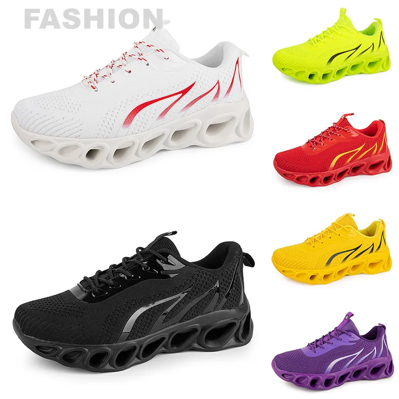 men women running shoes Black White Red Blue Yellow Neon Grey mens trainers sports outdoor athletic sneakers GAI color36