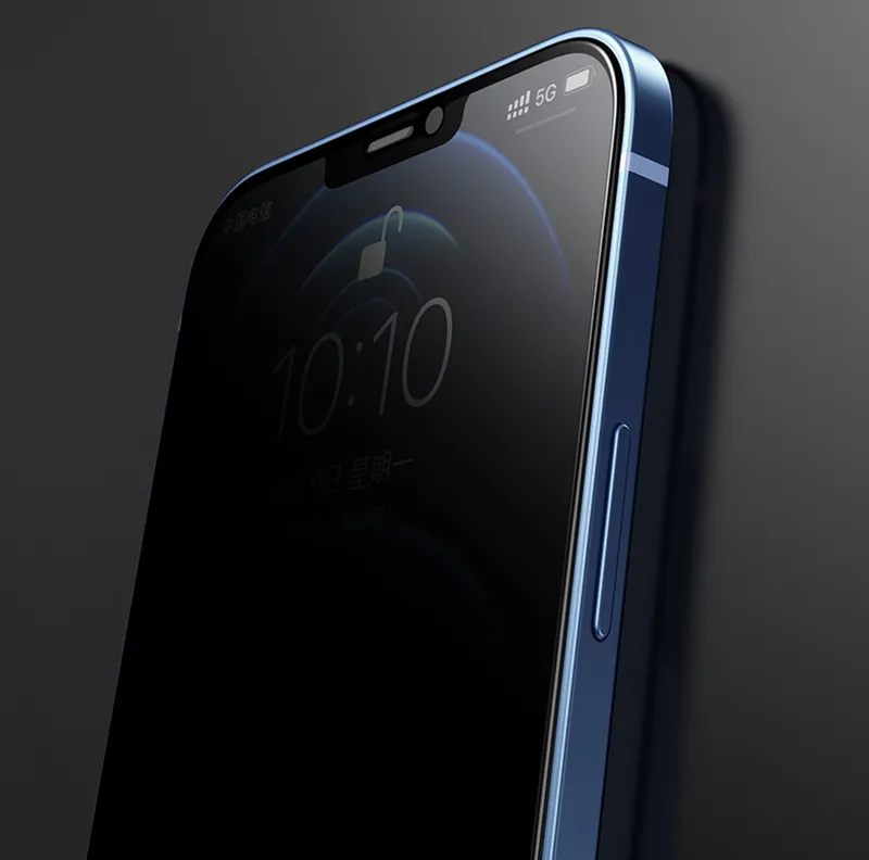 Protection Écran Verre Trempé Privacy - IPhone 11 à 16 Pro Max - Anti-regard Garantie 1 An