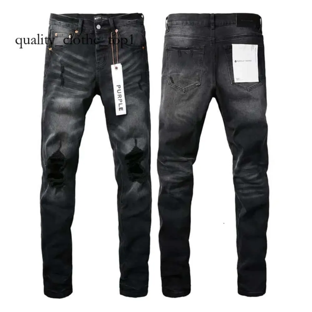 Jeans viola Designer Jeans Uomo Jeans Uomo Al ginocchio Skinny Dritto Jean Trendy Lungo dritto Strappato High Hip Hop Fashion Street Jeans Taglia 29-40 995