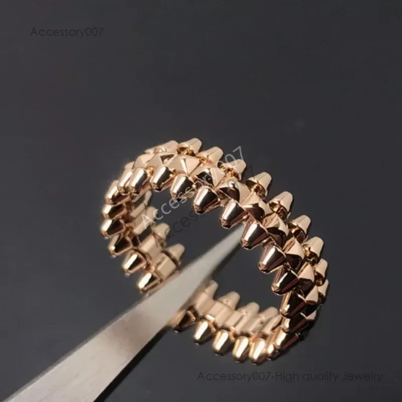 Anéis de joias de grifeBrand Designer Banhado a Ouro Rosa Sier Anéis Moda Anel para Homens Mulheres Festa de Casamento Jóias Nunca Manchar Jóias Não Alérgicas