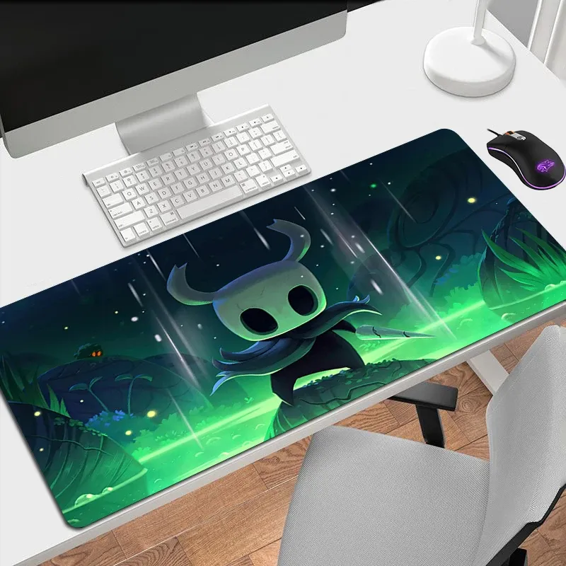 Tappetini Mousepad Custom Home XXL Tappetino per tastiera grande Tappetini per scrivania Tappetino per mouse Hollow Knight Tappetino per mouse desktop morbido antiscivolo per laptop da ufficio