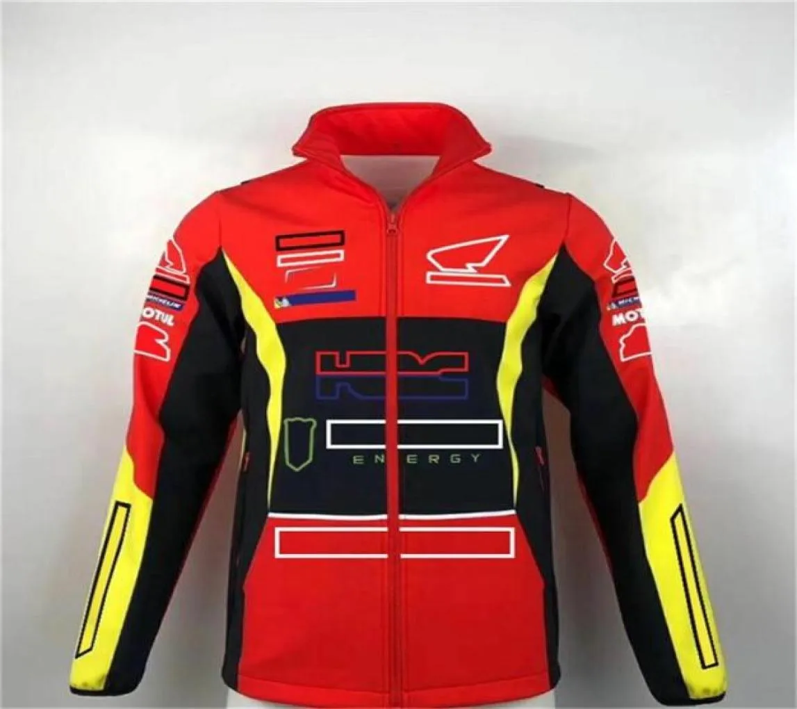 modello esplosione MOTO factory team maglione cappotto doppio cotone caldo impermeabile colletto rialzato giacca da corsa3741637