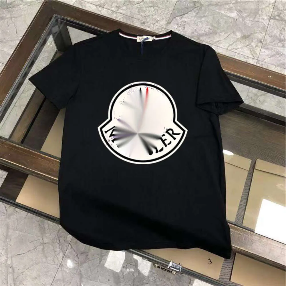 Meng K Mens Short Sleeved T-shirt with Round Neck Top Youth Korean Version Couples Casual Fashion Loose Bottomed Shirt Summer 55