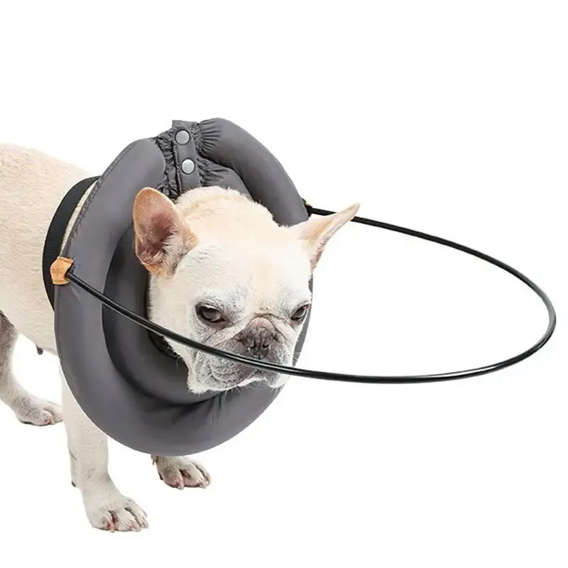 Ensembles de harnais pour chien aveugle, dispositif de guidage pour harnais pour animaux de compagnie, réglable pour un ajustement personnalisé, protection, construction de confiance, anneau anti-collision pour animaux de compagnie