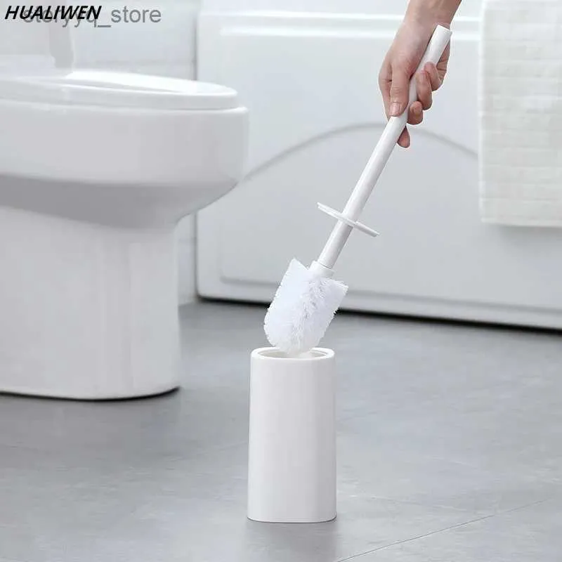 Escovas de limpeza escova de vaso sanitário com alça longa criativo escova de limpeza do banheiro conjunto de ferramentas de limpeza acessórios do banheiro l240304
