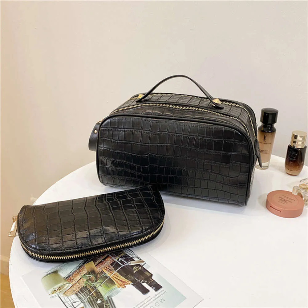 Маленькая портативная корейская минималистичная многофункциональная водонепроницаемая сумка для макияжа в стиле Instagram, супер горячая женская сумка для хранения знаменитостей в Интернете 748375