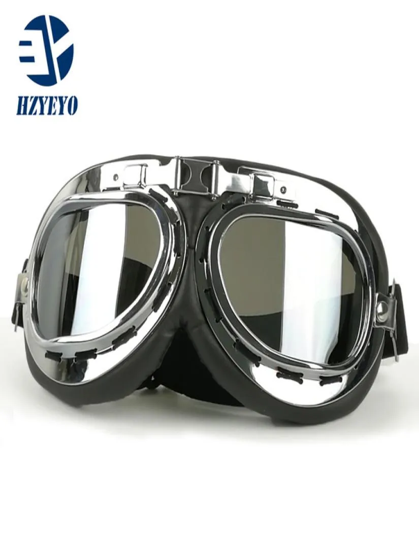 New Protect Motorcycle Goggles Colored Sunglasses Scooter capacetes Glasses 5 Colors HZYEYO FJ0068096454