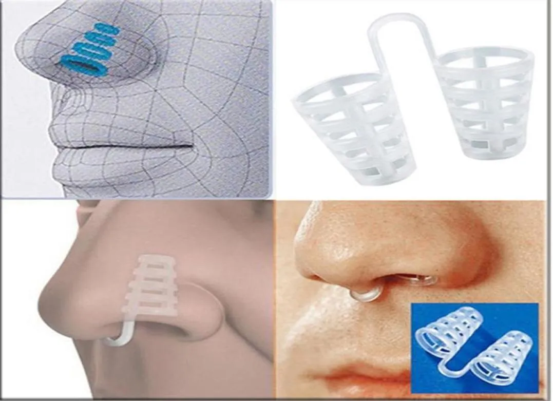 4pcs Boxed Stop Snoring Magnetic Anti Snore Apnea Nose Clip Mini Transparent AntiSnoring Device Healthy Sleeping Aid Equipment DB9267876