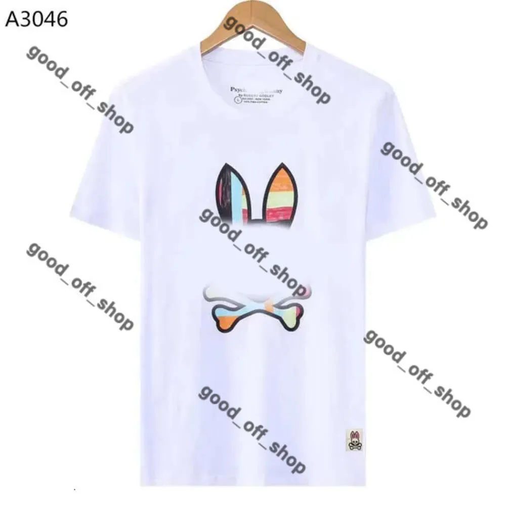 Physcho Bunny Rabbit Shirt Zomer Heren POLO Shirt Konijn Print Korte mouw Paar Tee Katoenen T-shirt Psyco Bunny Psychologische Bunny Pyscho Bunny Physco Bunny 288