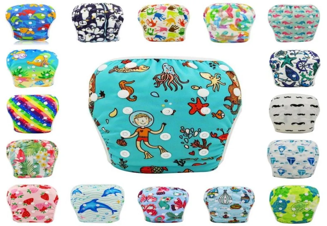 Baby Swim Diaper Waterproof Adjustable Cloth Diapers Pool Pant Swimming Diaper Cover Reusable Washable Baby Nappies4392109