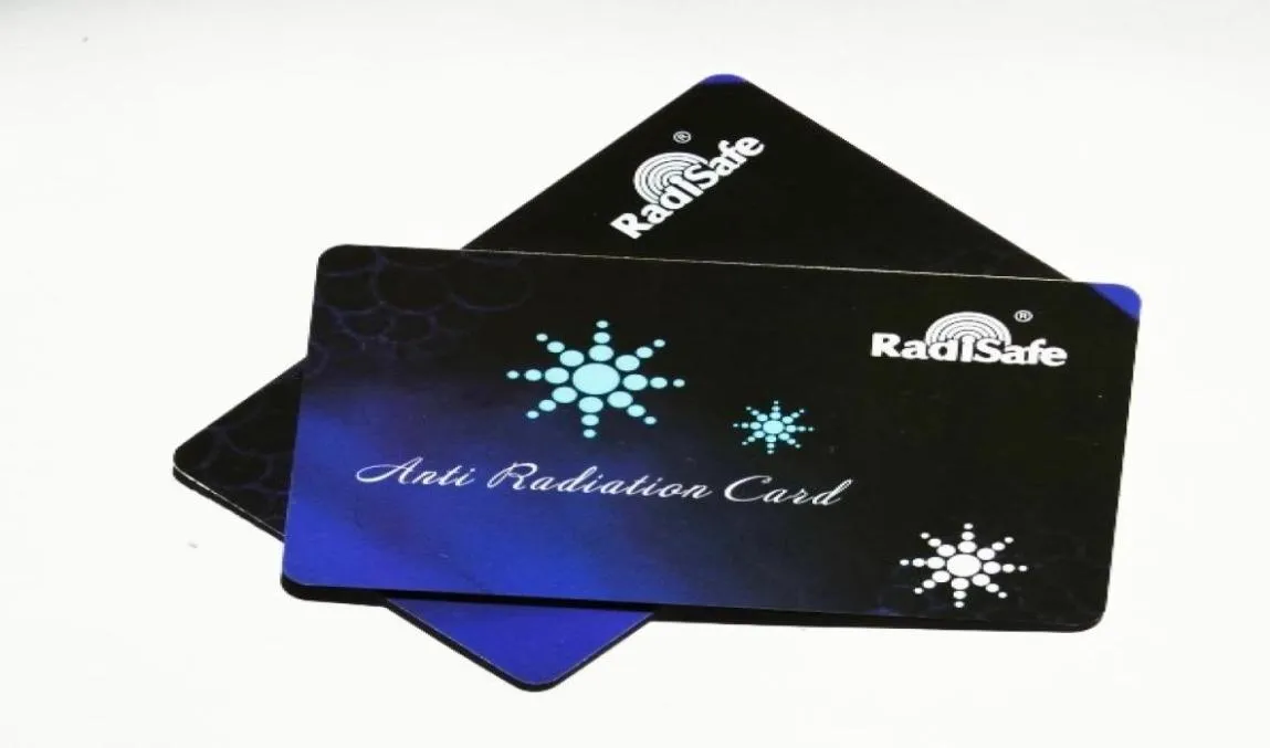 whole manufacturer Radisafe anti Radiation card EMF Scalar Energy Card 10pcs lot fee shiping2979973