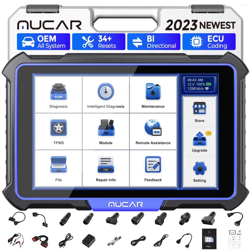 Professionelles Auto-Diagnosetool, 34 Wartung, bidirektionaler Test, ECU-Codierung, vollständiges System, fortschrittlicher Auto-OBD2-Scanner