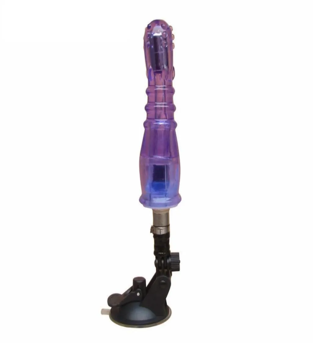 Nieuwste zachte trillingen GSpot-dildo met tip gebogen naar sexmachinegeweer Set AttachmentAdult-penis voor masturbatie4068495