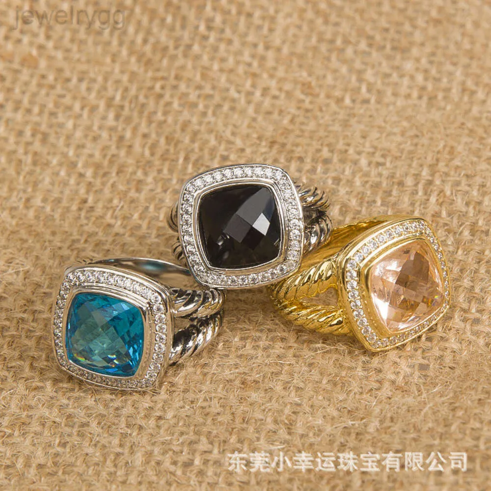 Designer David Yumans Yurma Jewelry Davids Ring 11mm kabel Popknop Classic Ring Hot Selling Accessoires