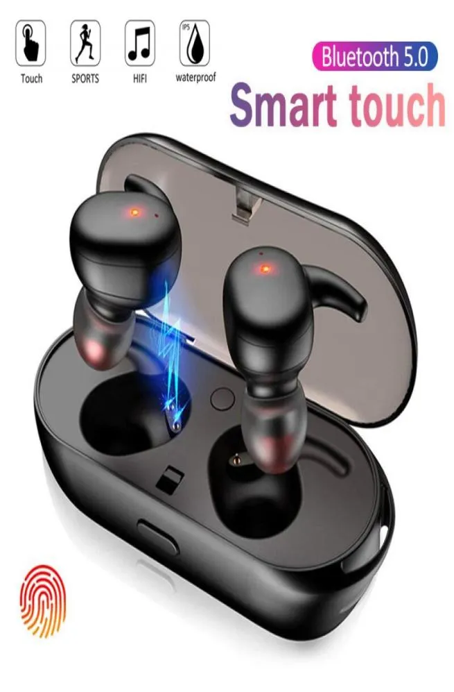 Y30 TWS Wireless Bluetooth Earphones Noise Cancelling Headset 3D Stereo Sound Music Inear Earbuds For Android IOS Cell Phone6528674