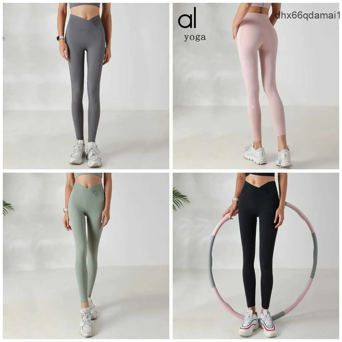 AL0LULU Con leggings a vita alta Pantaloni sportivi da yoga da donna Palestra LOYY DFCQ