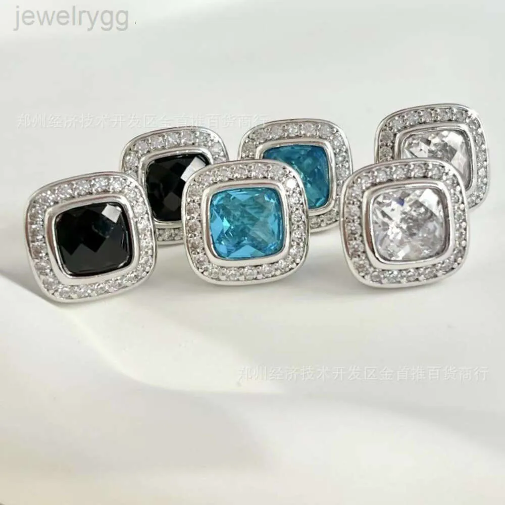 Designer David Yumans Yurma Jewelry 925 Pure Silver Earrings Popular 5a Zircon Earrings