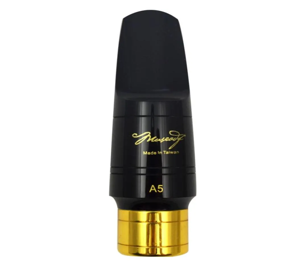 Musaadf Professional Half Metal Mouthpiece för Alto Soprano Tenor Sax Mynstycke Tillbehör DROP E Down B Tone Gold8905459