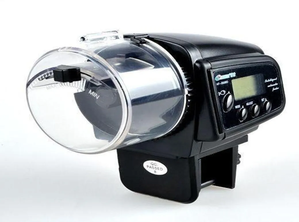 Ny digital LCD -automatisk akvariumtankdammtimer Auto Fish Food Feeder Feeding9207989