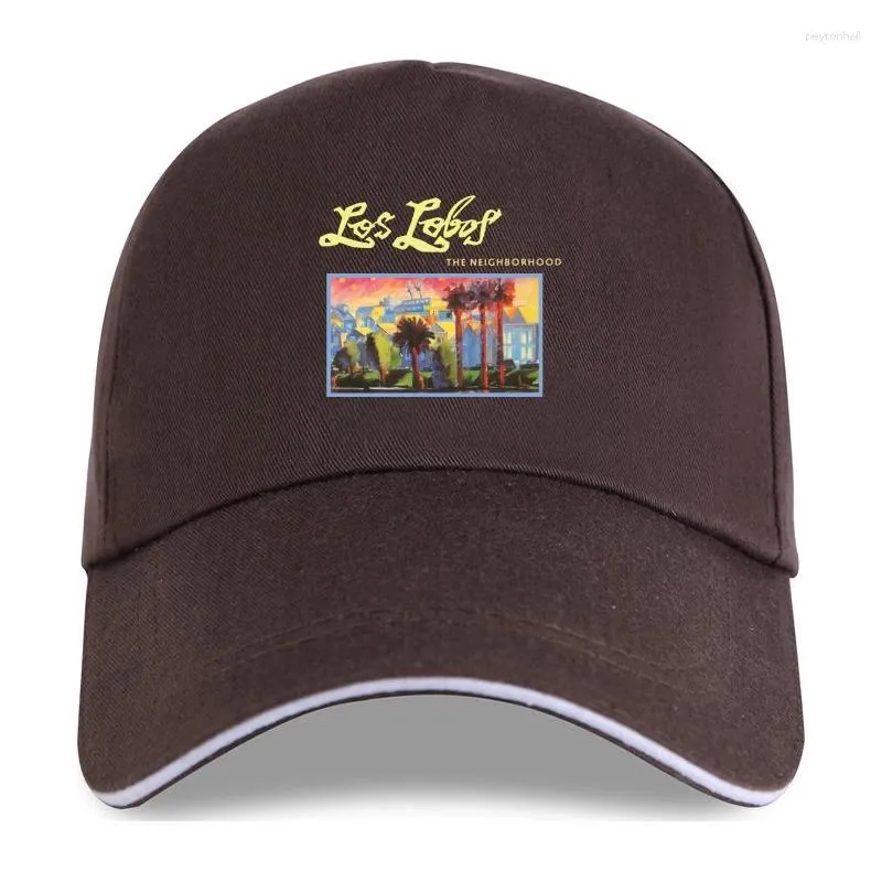 Ball Caps Los Lobos The Neighborhood Band Legend Herren Schwarze Baseballkappe Größe S-3XL