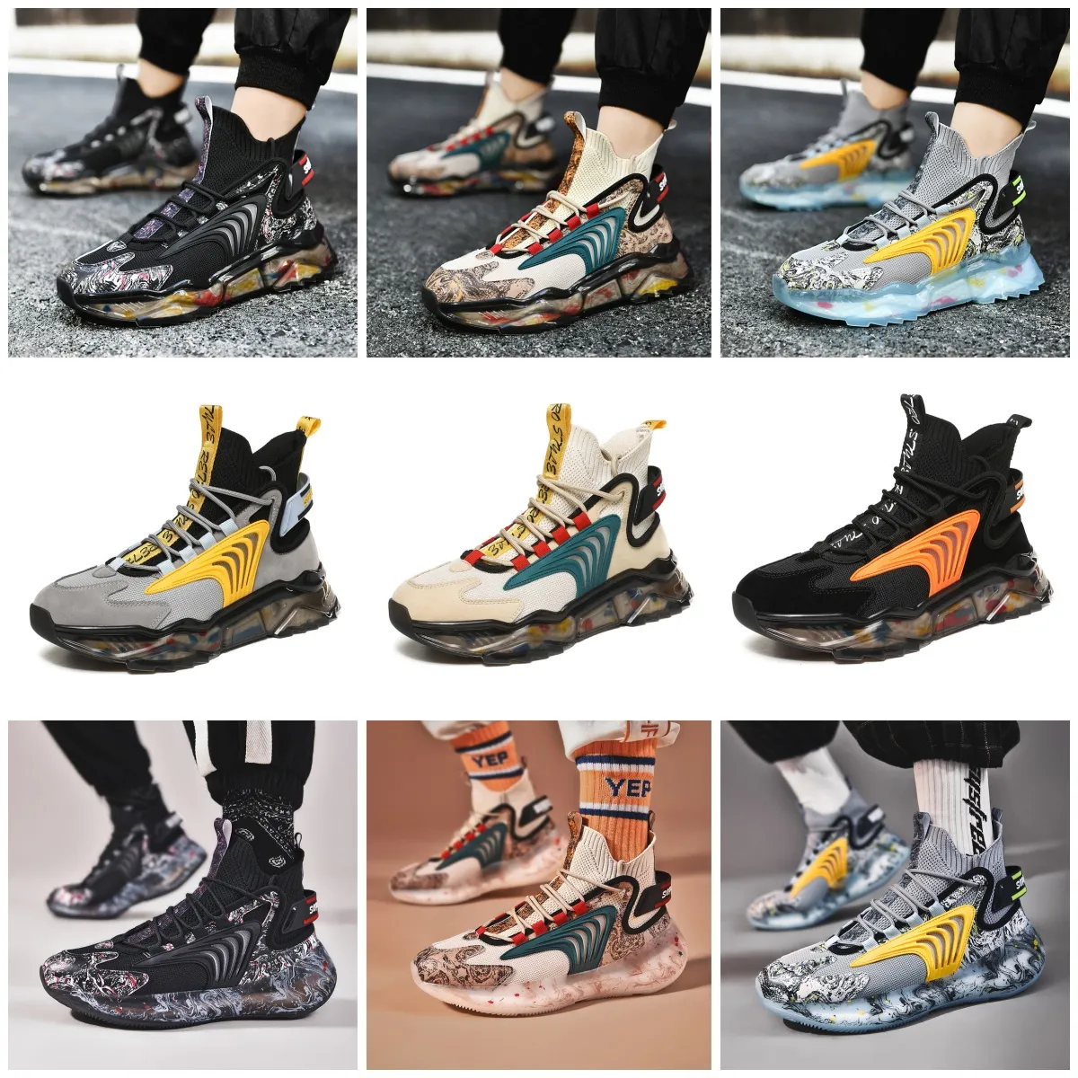 Chaussures de sport GAI Outdoors Man Shoes Nouvelles chaussures de sport de randonnée antidérapantes résistantes à l'usure chaussures d'entraînement de randonnée de haute qualité pour hommes Sneaker confort doux