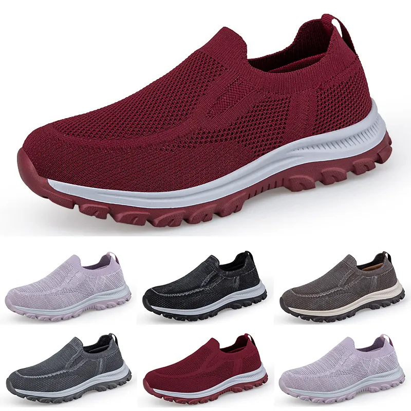 New Spring and Summer Elderly Shoes Mens One Step Walking Shoes Soft Sole Casual Shoes GAI Womens Walking Shoes 39-44 13
