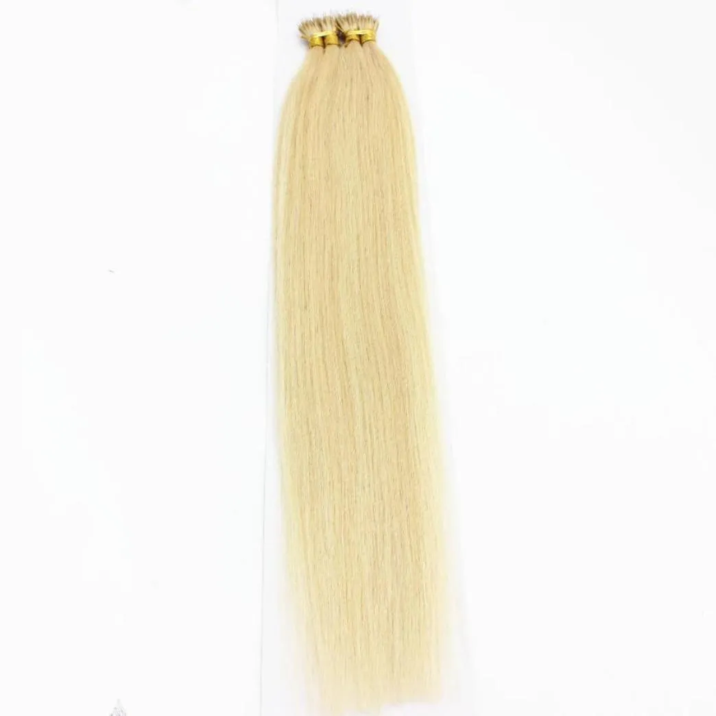 100 kralen niet-detecteerbaar lichtste blonde 1gstrand 60 Braziliaanse maagdelijk menselijk haar micro nano-ring haarextensies5596450