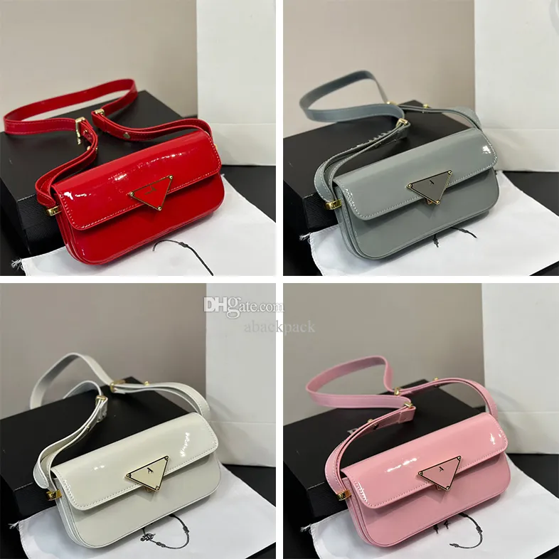 Fashion Patent leather Clutch Bags Luxury Designer Lady leather Bags High Quality Shoulder Bags Sparkly crossbody bag sizes 21*11cm