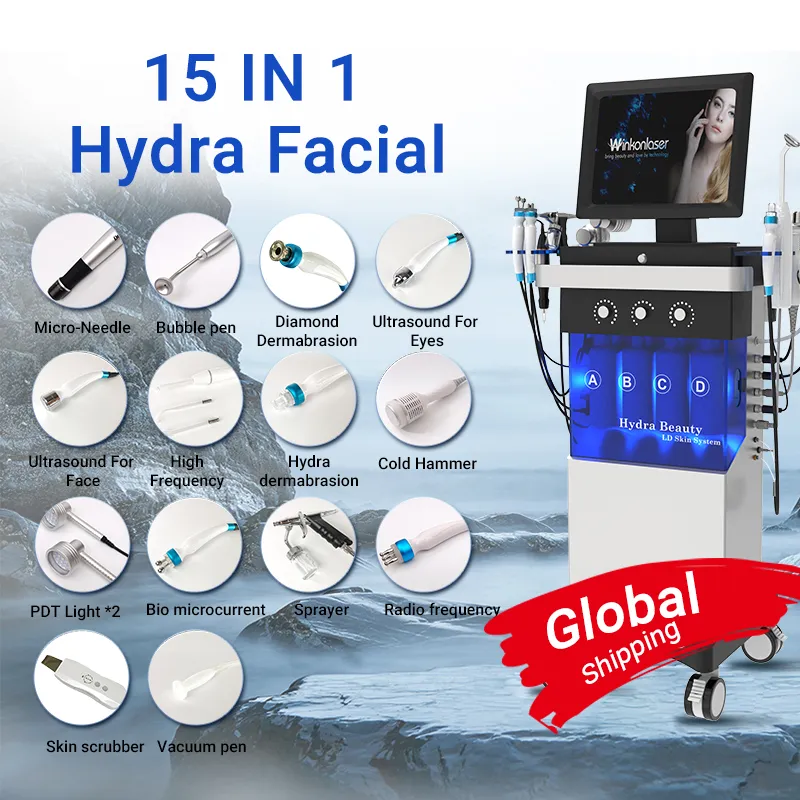 Hydra Facial Skin Rejuvenation MicroDermabrasion Face Deep Cleansing Machine Diamond Dermabrasionビューティー装備