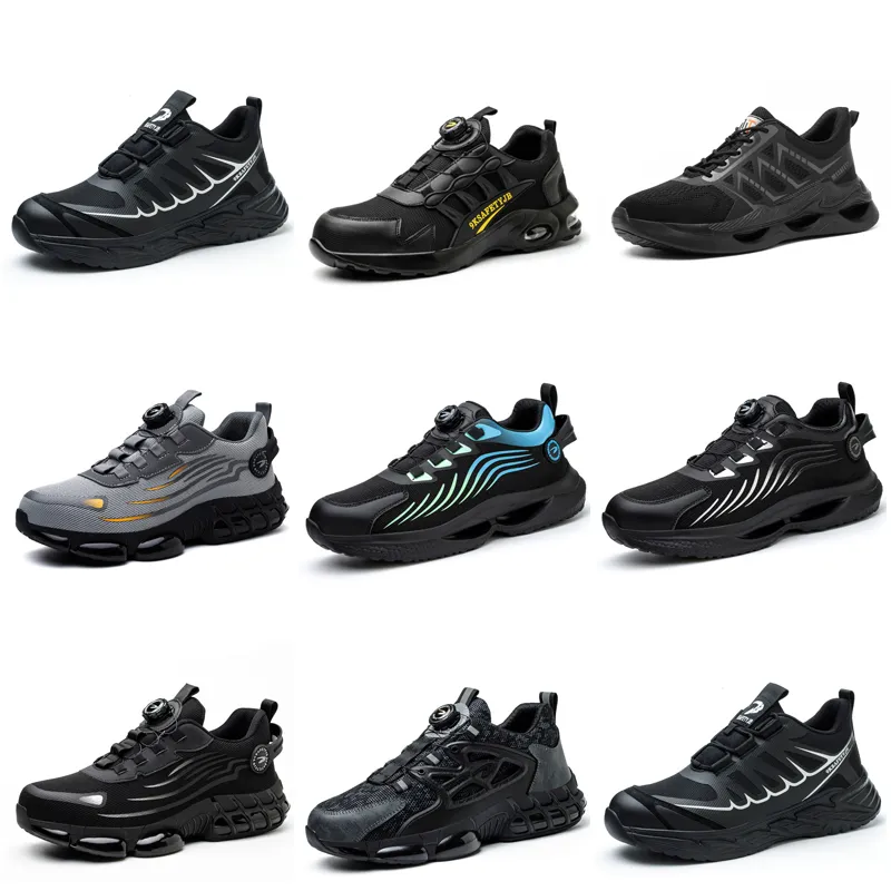 Chaussures de course GAI hommes femmes triple noir blanc bleu foncé chaussures de marche confortables baskets de sport