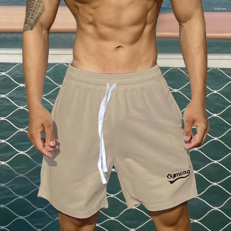 Men's Shorts Summer Breathable Fitness Running Basketball Sports Mesh Surface Casual Beach Pants