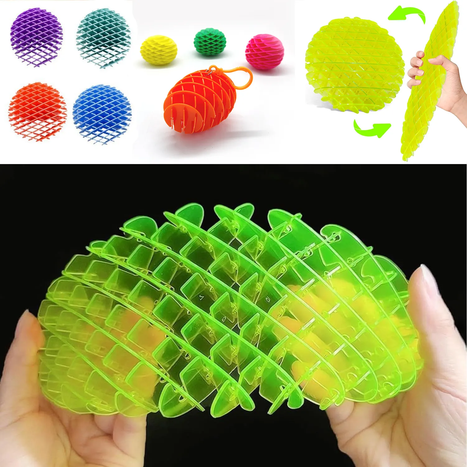 Squiggly Worm Toy - Fun Decompression Sensory Toy! Pocket Fidget Toys ...