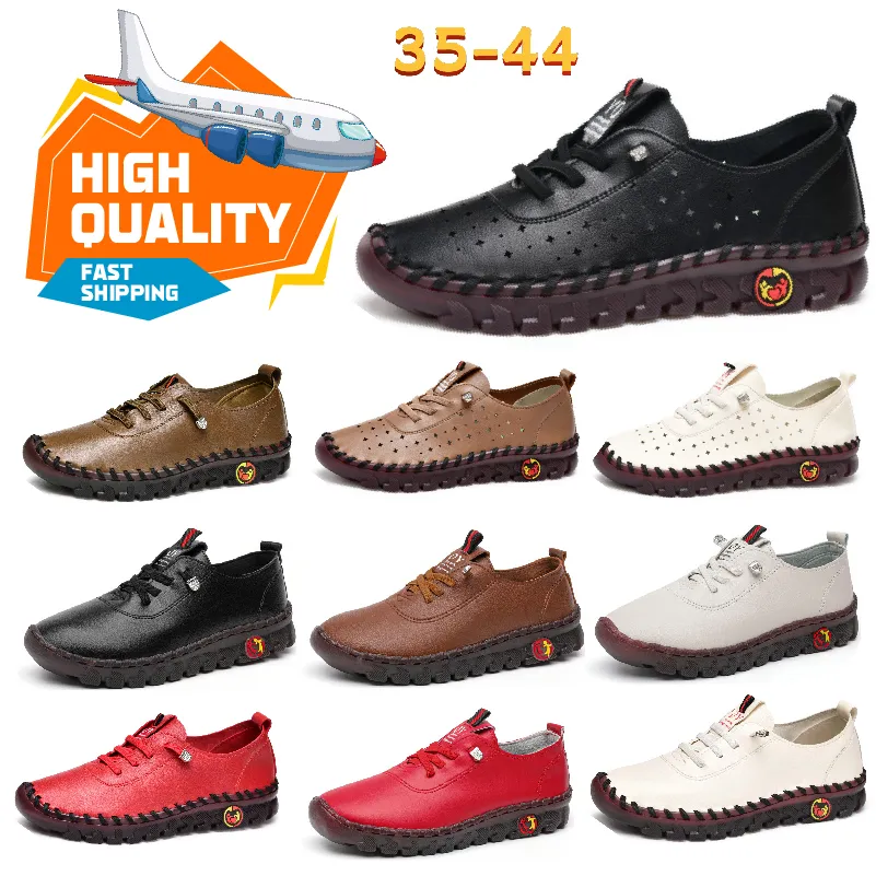 Athletic Shoes GAI Designer Casual shoes Handmade Shoes Womans Men Single Shoes Leather Softy Bottoms Flat Non-Slip 35-43 size