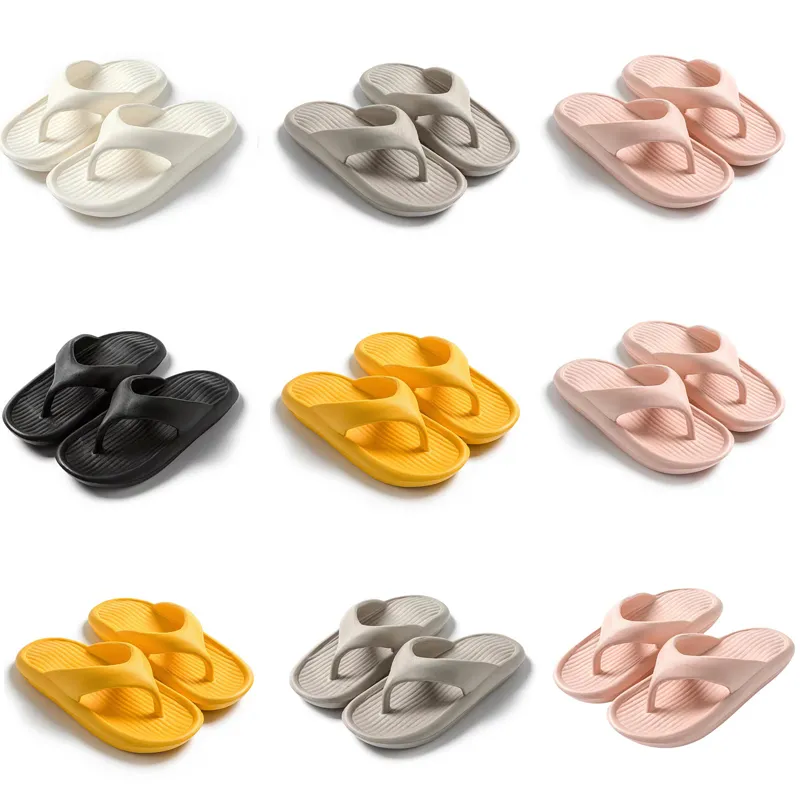 Yaz Yeni Ürün Ücretsiz Nakliye Terlik Tasarımcı Kadın Ayakkabı Beyaz Siyah Pembe Sarı Flip Flop Terlik Sandalet Moda-015 Bayan Düz Slaytlar Gai Açık Ayakkabı