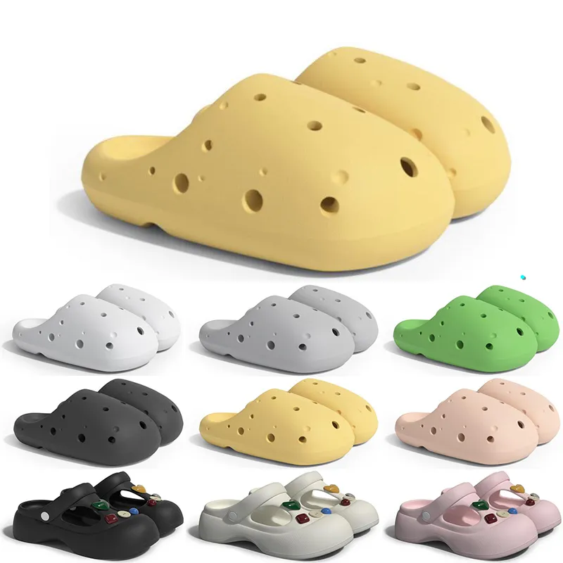 Slaytlar Bir Nakliye Tasarımcısı 2 Gai Sandalet için Ücretsiz Sandal Mules Erkek Kadın Terlik Eğitmenleri Sandles Color18 975 S Wo